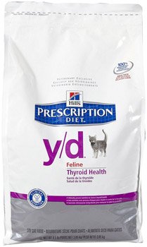 hills diet thyroid dry cat food